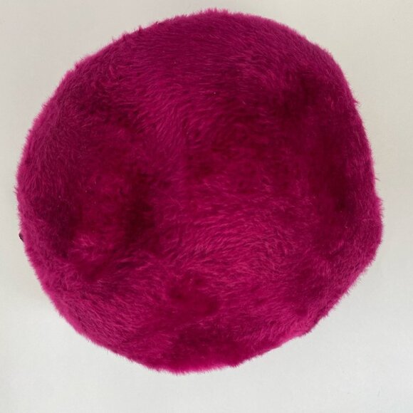 Vintage Selene Italian Furry Pink Hat with pin‎ - Picture 2 of 9
